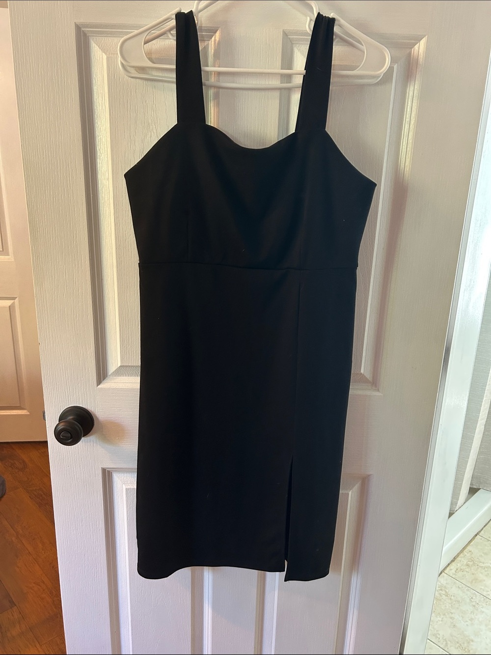 Maurices Black Sleeveless Midi Sheath Dress